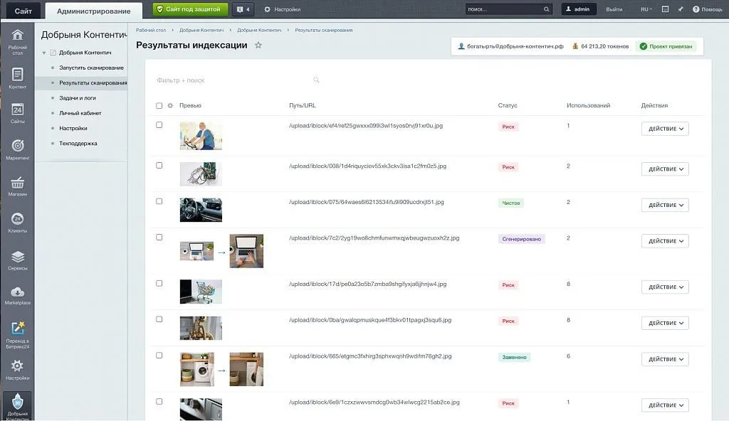 Добрыня Контентич: защита от нарушения авторских прав